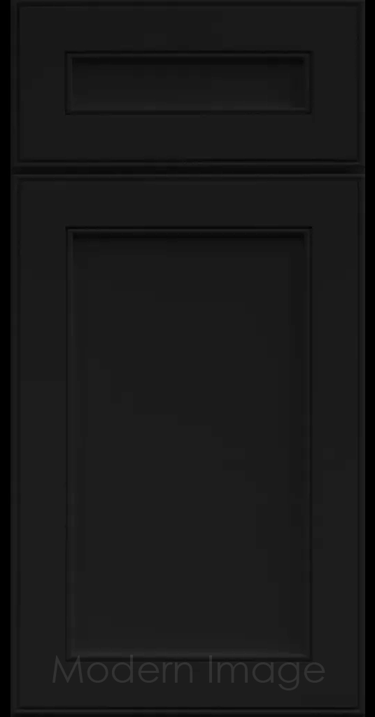 Davis refined Shaker style kitchen cabinet in a Black finish.